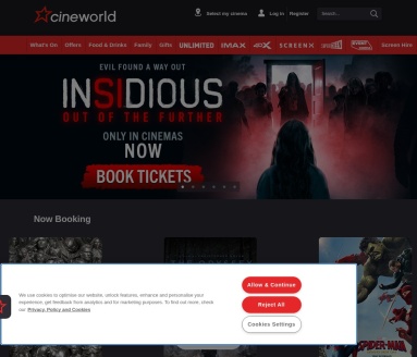 英国Cineworld电影院
