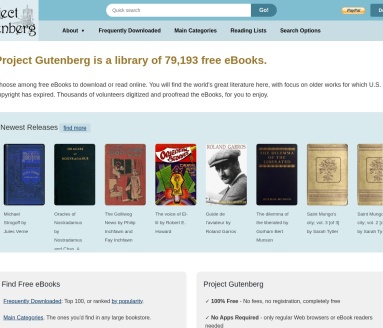 Project&nbsp;Gutenberg