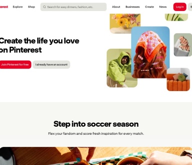 Pinterest官网