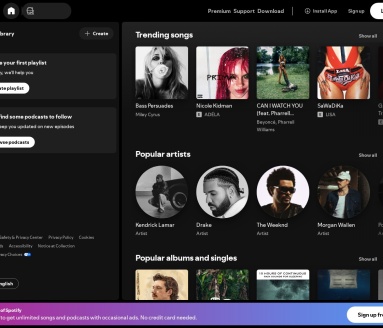 Spotify官网